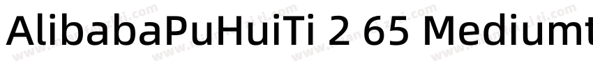 AlibabaPuHuiTi 2 65 Mediumttffold字体转换